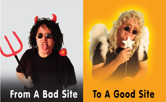 Learn how bad web design kills your site